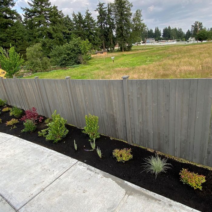 Landscaping: Fence